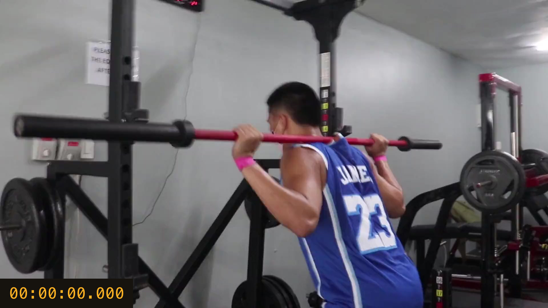 Barbell squat · form check
